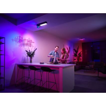 Philips - LED RGBW Aptumšojams starmetis Hue CENTRIS 2xGU10/4,2W/230V + LED/11W 2000-6500K