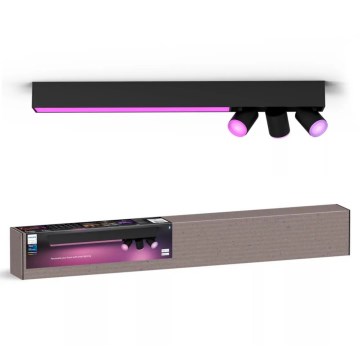 Philips - LED RGBW Aptumšojams starmetis Hue CENTRIS 3xGU10/4,2W/230V + LED/11W 2000-6500K