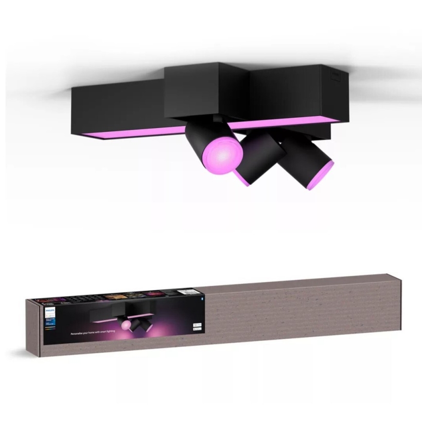 Philips - LED RGBW Aptumšojams starmetis Hue CENTRIS 3xGU10/4,2W/230V + LED/11W 2000-6500K