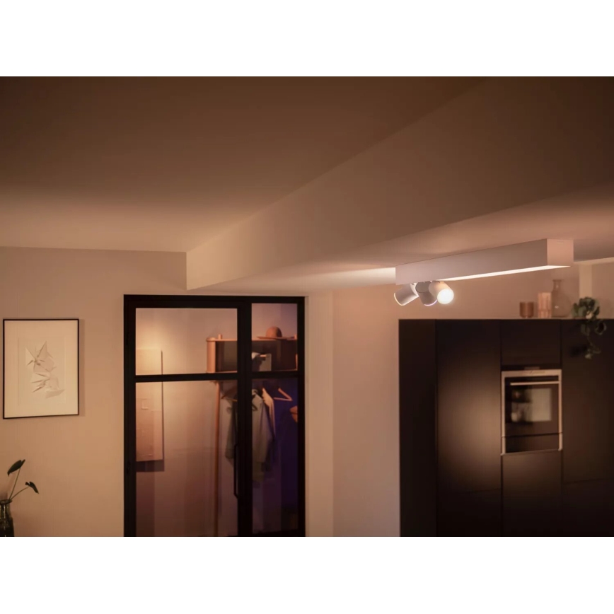 Philips - LED RGBW Aptumšojams starmetis Hue CENTRIS 3xGU10/4,2W/230V + LED/11W 2000-6500K
