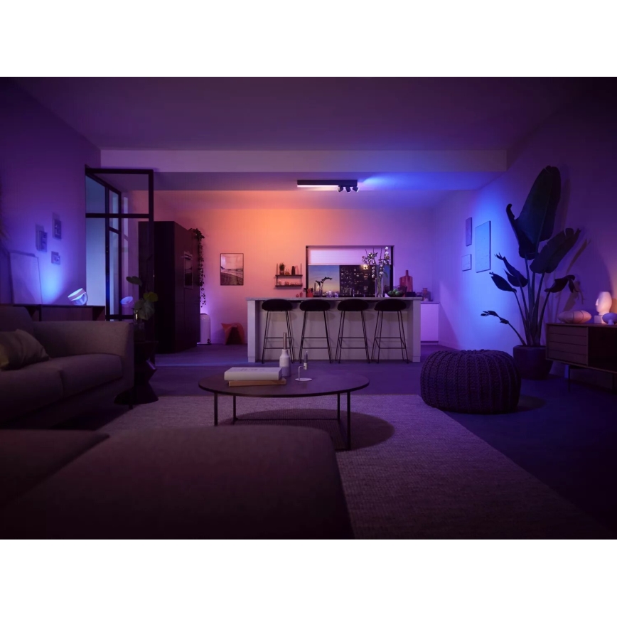 Philips - LED RGBW Aptumšojams starmetis Hue CENTRIS 3xGU10/4,2W/230V + LED/11W 2000-6500K