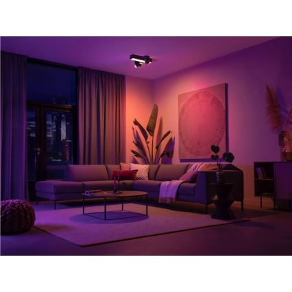 Philips - LED RGBW Aptumšojams starmetis Hue CENTRIS 3xGU10/4,2W/230V + LED/11W 2000-6500K