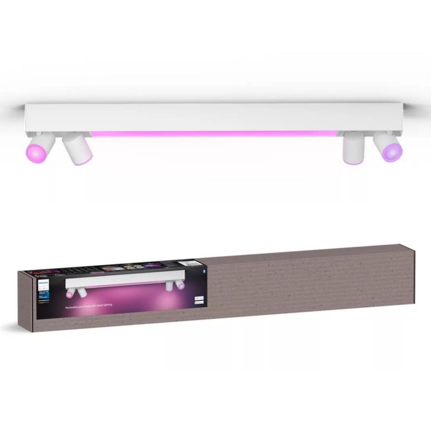 Philips - LED RGBW Aptumšojams starmetis Hue CENTRIS 4xGU10/4,2W/230V + LED/11W 2000-6500K