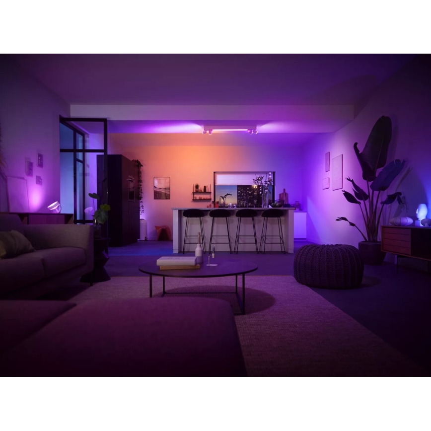 Philips - LED RGBW Aptumšojams starmetis Hue CENTRIS 4xGU10/4,2W/230V + LED/11W 2000-6500K