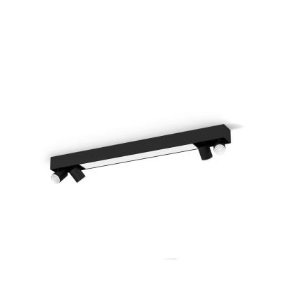 Philips - LED RGBW Aptumšojams starmetis Hue CENTRIS 4xGU10/4,2W/230V + LED/11W 2000-6500K