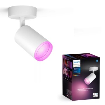Philips - LED RGBW Aptumšojams starmetis Hue FUGATO 1xGU10/4,2W/230V 2000-6500K balta