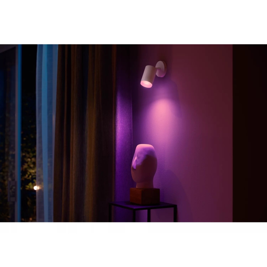 Philips - LED RGBW Aptumšojams starmetis Hue FUGATO 1xGU10/4,2W/230V 2000-6500K balta