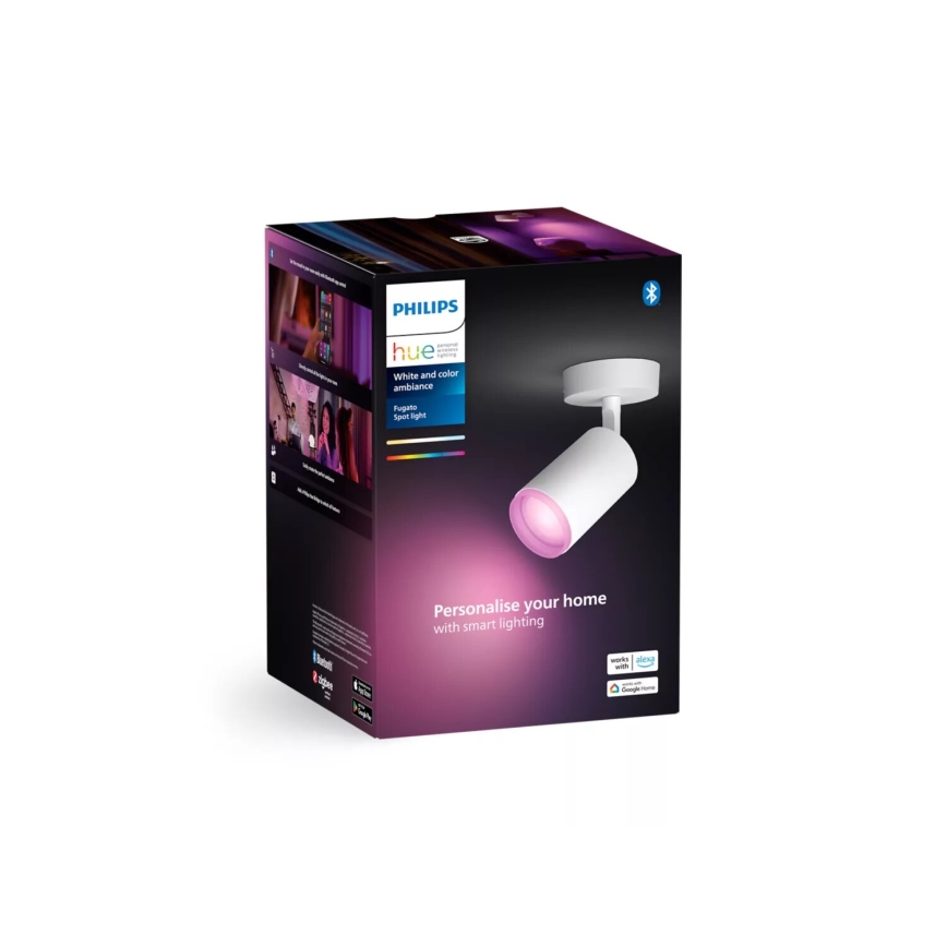 Philips - LED RGBW Aptumšojams starmetis Hue FUGATO 1xGU10/4,2W/230V 2000-6500K balta