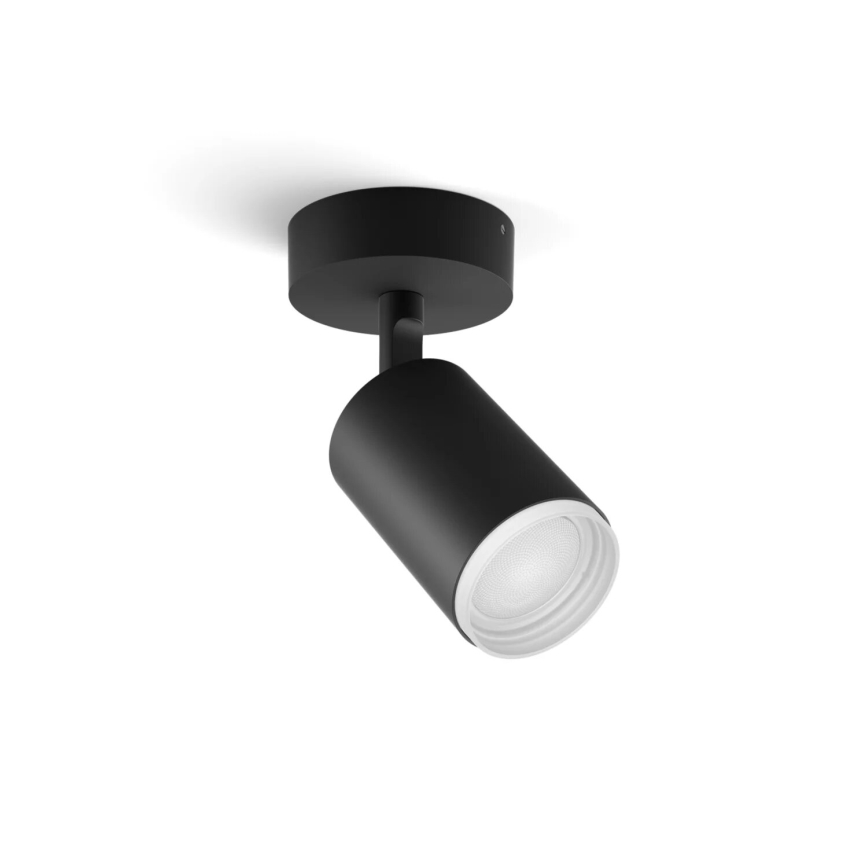Philips - LED RGBW Aptumšojams starmetis Hue FUGATO 1xGU10/4,2W/230V 2000-6500K melna