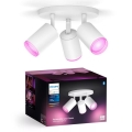 Philips - LED RGBW Aptumšojams starmetis Hue FUGATO 3xGU10/4,2W/230V 2000-6500K balta
