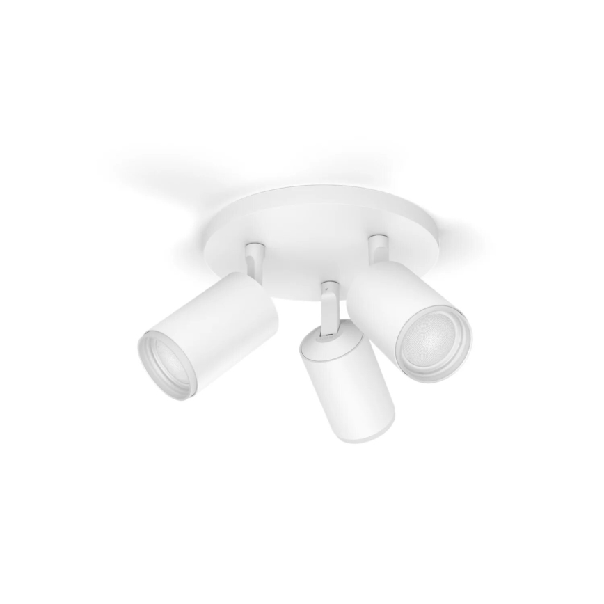 Philips - LED RGBW Aptumšojams starmetis Hue FUGATO 3xGU10/4,2W/230V 2000-6500K balta