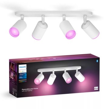 Philips - LED RGBW Aptumšojams starmetis Hue FUGATO 4xGU10/4,2W/230V 2000-6500K balta