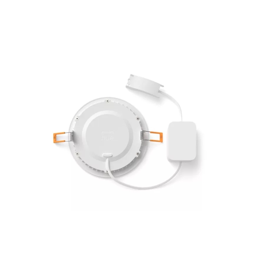 Philips - LED RGBW dimējams vannas istabas iebūvējamais gaismeklis Hue SLIM LED/12W/230V 1000-20000K balts IP44