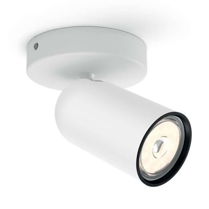 Philips - LED RGBW dimējams virziena gaismeklis PONGEE 1xGU10/4,8W/230V 3000K balts + tālvadības pults