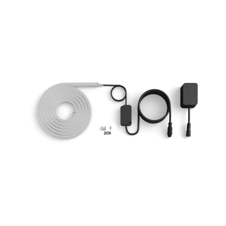 Philips - LED RGBW aptumšojama āra lente Hue NEON 5m LED/30W/230V 2200-6500K IP67 + kustību sensors