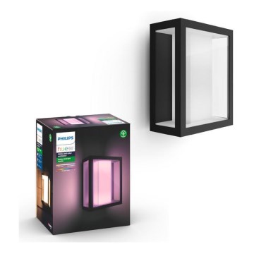 Philips - LED RGBW Regulējama āra sienas lampa Hue IMPRESS 2xLED/8W/230V IP44