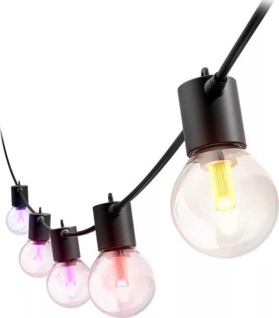 Philips - LED RGBW regulējama āra virtene Hue FESTAVIA 10xLED 7m IP65