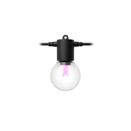 Philips - LED RGBW regulējama āra virtene Hue FESTAVIA 10xLED 7m IP65