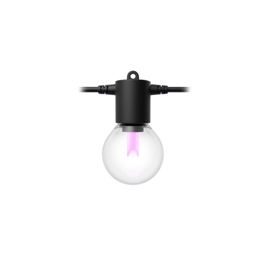 Philips - LED RGBW regulējama āra virtene Hue FESTAVIA 10xLED 7m IP65