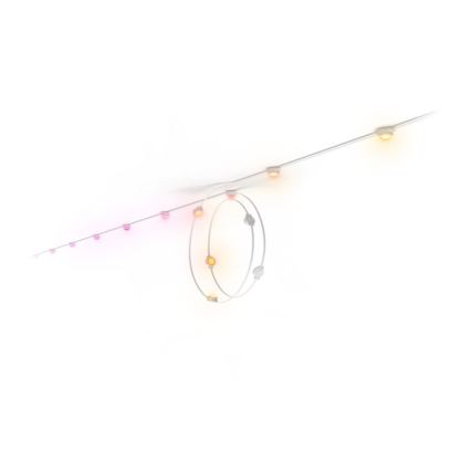 Philips - LED RGBW āra virtene Hue FESTAVIA ar regulējamu spilgtumu 32xLED 18m 1000-20000K IP65