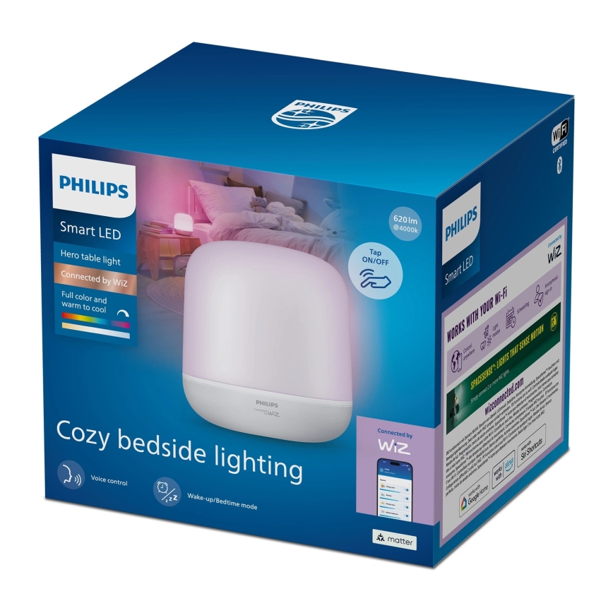 Philips - LED RGBW regulējama ar pieskārienu galda lampa SMART LED/9W/230V 2200-6500K Wi-Fi
