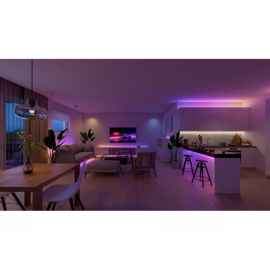 Philips - LED RGBW regulējamā sloksne Hue ESSENTIAL White And Color Ambiance 5m LED/19W/230V 2200-6500K