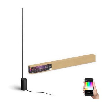 Philips - LED RGBW regulējama stāvlampa Hue SIGNE LED/29W/230V 2000-6500K melna