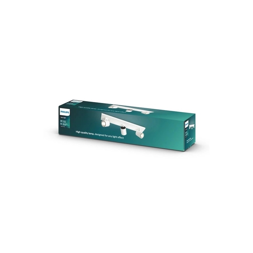 Philips - LED RGBW Aptumšojams virziena gaismeklis RUNNER 3xGU10/6,5W/230V 2700-6500K balts