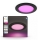 Philips - LED RGBW regulējams vannas istabas iebūvējams gaismeklis Hue SLIM LED/12W/230V 1000-20000K melns IP44
