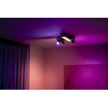 Philips - LED RGBW Aptumšojams starmetis Hue CENTRIS LED/25W/230V + 3xGU10/5,7W