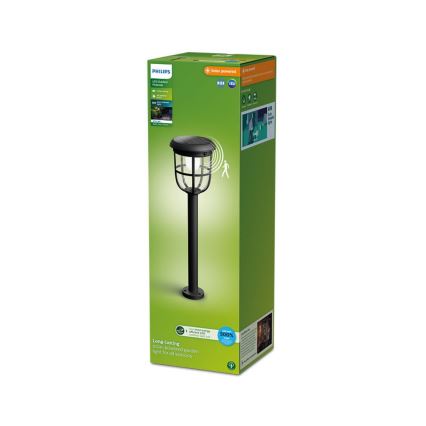 Philips - LED Saules enerģijas lampa ar sensoru RADII LED/1,3W/3,7V 3000K IP44