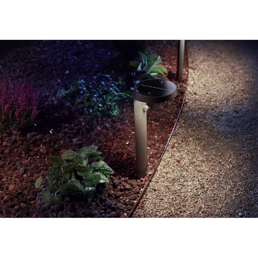 Philips - LED Saules enerģijas lampa ar kustību un krēslas sensoru LED/1,2W/4V 1800 mAh 4000K IP44