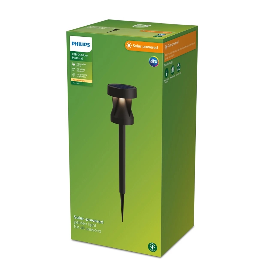 Philips - LED Saules enerģijas lampa AVERY LED/1,8W/3,7V 2600 mAh 2700K IP44