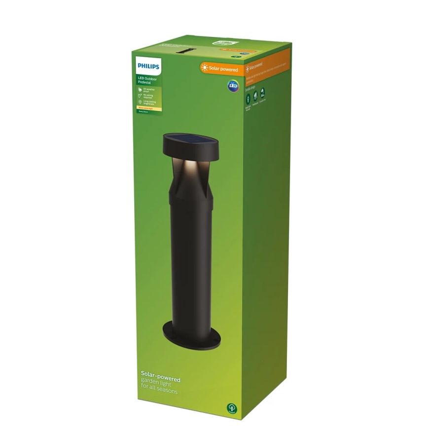 Philips - LED Saules enerģijas lampa AVERY LED/1,8W/3,7V 2600 mAh 2700K IP44