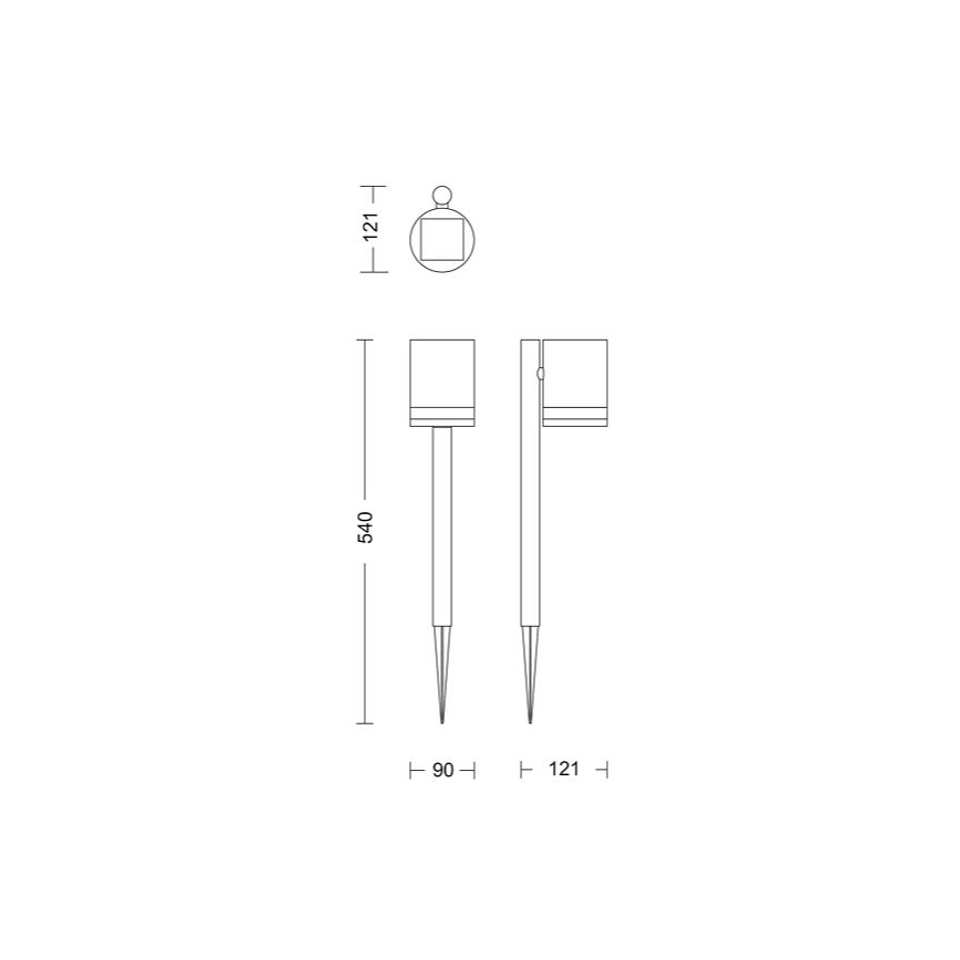 Philips - LED Saules enerģijas lampa FYCE LED/1,5W/3,7V 1200 mAh IP44