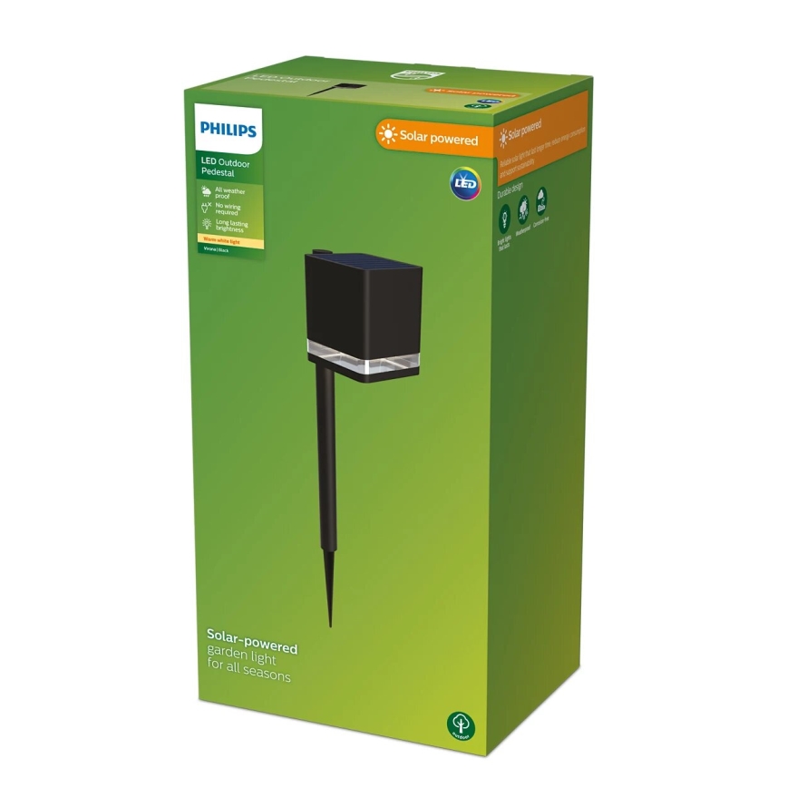 Philips - LED Saules enerģijas lampa VIRONA LED/1,8W/3,7V 2600 mAh 2700K IP44