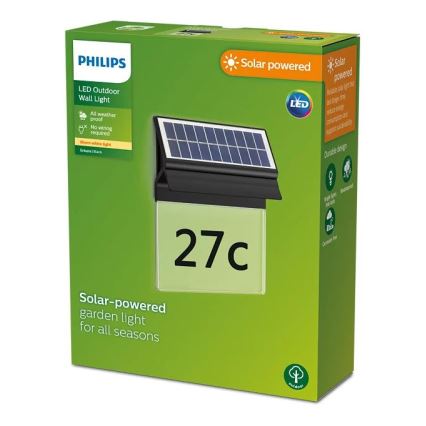 Philips - LED Saules enerģijas mājas numurs ENKARA LED/0,2W/3,7V 1800 mAh IP44