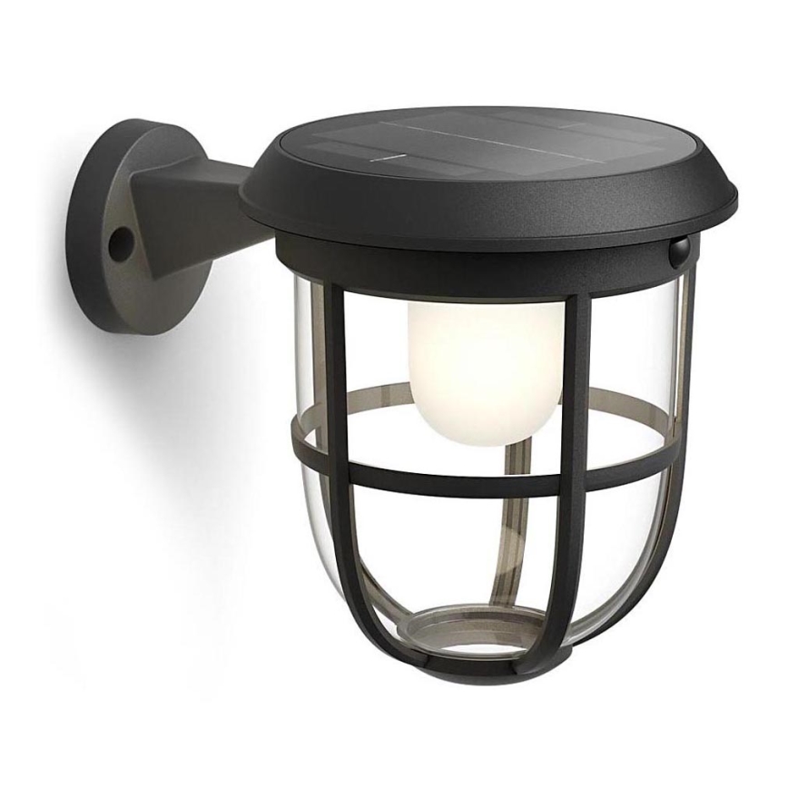 Philips - LED Saules enerģijas sienas lampa ar kustības un krēslas sensoru RADII LED/1,3W/3,7V 2000 mAh 3000K IP44