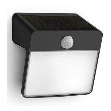 Philips - LED Saules enerģijas sienas lampa ar kustības un krēslas sensoru YARIXA LED/2,2W/3,7V 600 mAh IP44