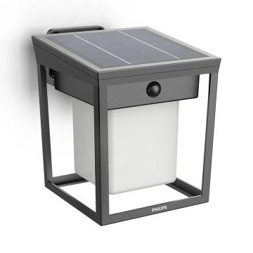 Philips - LED Saules enerģijas sienas lampa ar sensoru BLAISE LED/1,5W/3,7V 3000K IP44
