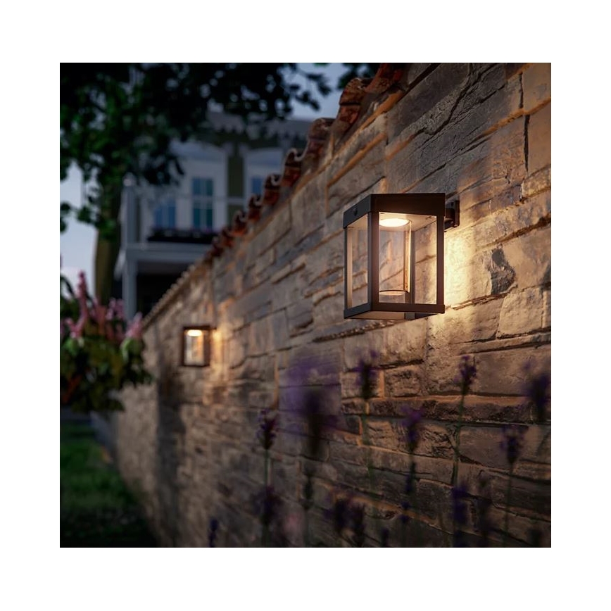 Philips - LED Saules enerģijas sienas lampa ar kustības un krēslas sensoru CAMILL LED/1,4W/3,7V 2000 mAh IP44