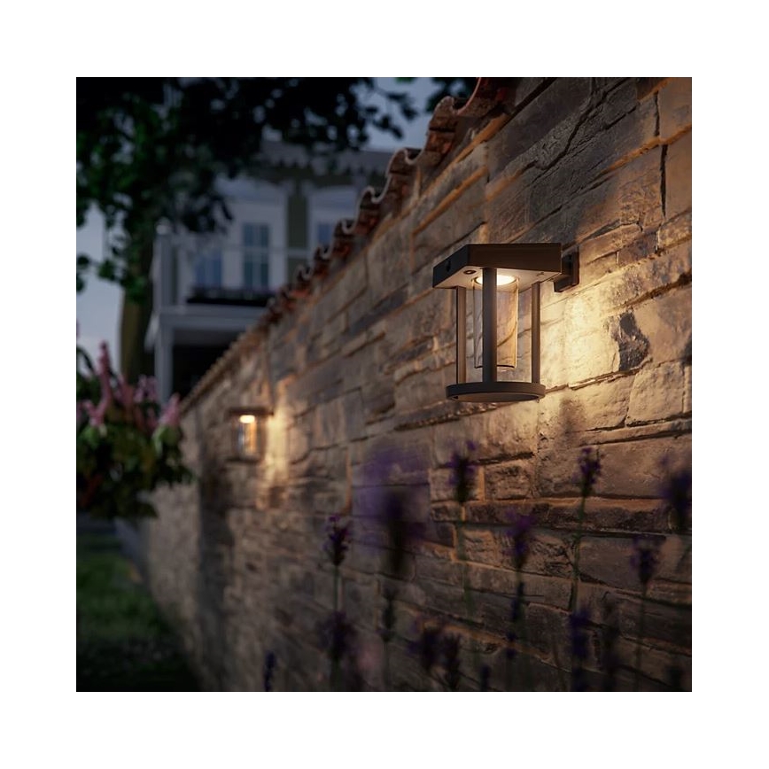 Philips - LED Saules enerģijas sienas lampa ar sensoru CAMILL LED/1,4W/3,7V 2000 mAh IP44
