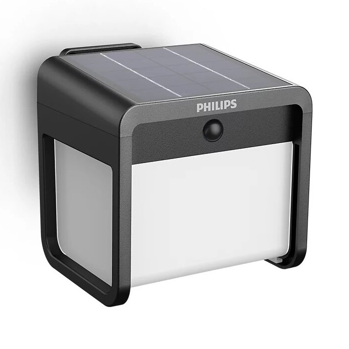 Philips - LED Saules enerģijas sienas lampa ar sensoru EZRA LED/1,8W/3,7V 3000K IP44