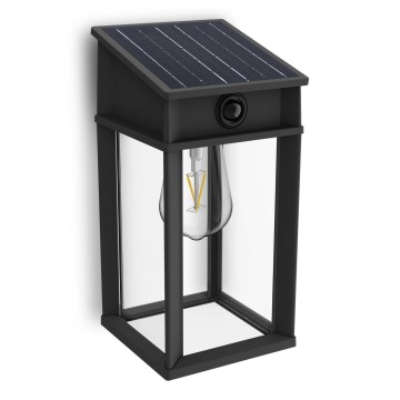 Philips - LED Saules enerģijas sienas lampa ar sensoru GERI LED/3,2W/3,7V 4000K IP44