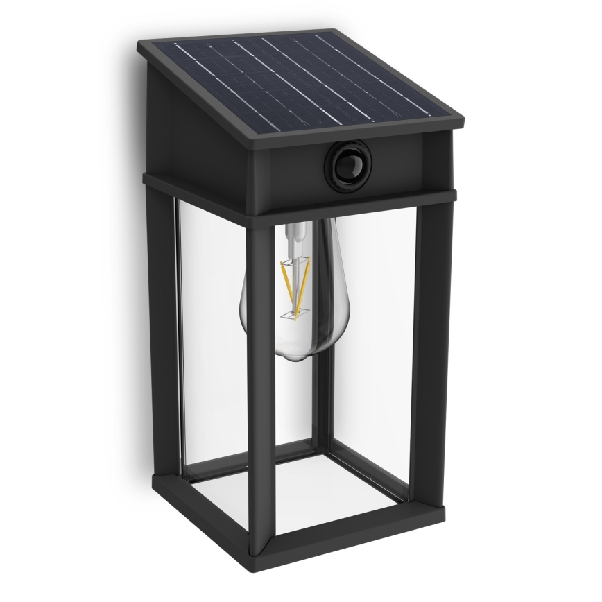 Philips - LED Saules enerģijas sienas lampa ar sensoru GERI LED/3,2W/3,7V 4000K IP44
