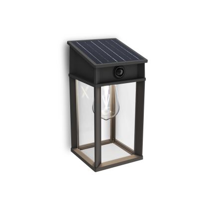 Philips - LED Saules enerģijas sienas lampa ar sensoru GERI LED/3,2W/3,7V 4000K IP44
