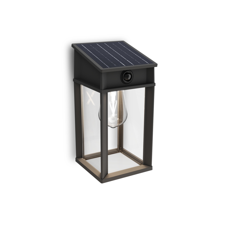 Philips - LED Saules enerģijas sienas lampa ar sensoru GERI LED/3,2W/3,7V 4000K IP44