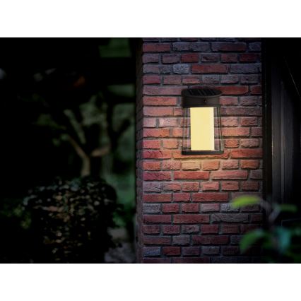 Philips - LED Saules enerģijas sienas lampa ar sensoru JUDA LED/3,2W/3,7V 2700K IP44