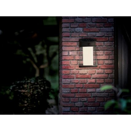 Philips - LED Saules enerģijas sienas lampa ar sensoru JUDA LED/3,2W/3,7V 4000K IP44
