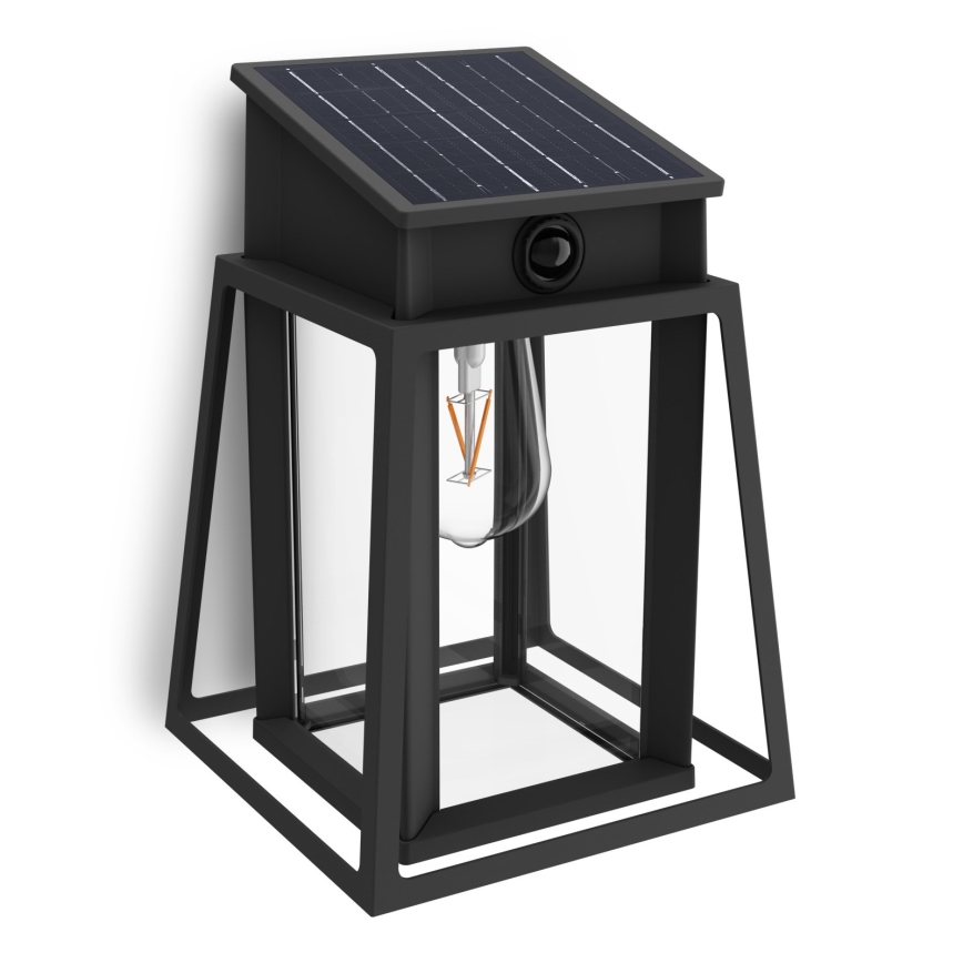 Philips - LED Saules enerģijas sienas lampa ar sensoru LYSIN LED/3,2W/3,7V 2700K IP44